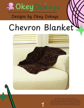 Crochet Chevron Blanket Pattern Only